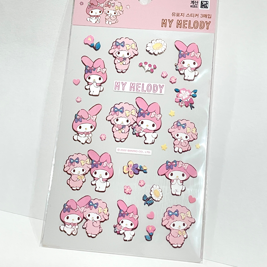 [Sanrio X KOREA DAISO] สติกเกอร์ Sanrio My Melody - A