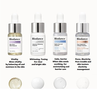 [Biodance] Ampoule คอลลาเจนไวท์เทนนิ่ง ให้ความชุ่มชื้น กระชับรูขุมขน 10 มล. *4 ชุด