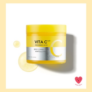 [MISSHA] Vita C แผ่นกรดแอสโซบิก แก้ไขจุดด่างดํา 70 แผ่น