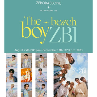 [PREORDER] DICON VOLUME N°15 ZEROBASEONE The beach boyZB1