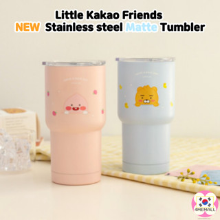 Kakao Friends ใหม่ แก้วกระติกน้ําสเตนเลส เนื้อแมตต์ ลาย Little Kakao Friends 600 มล.