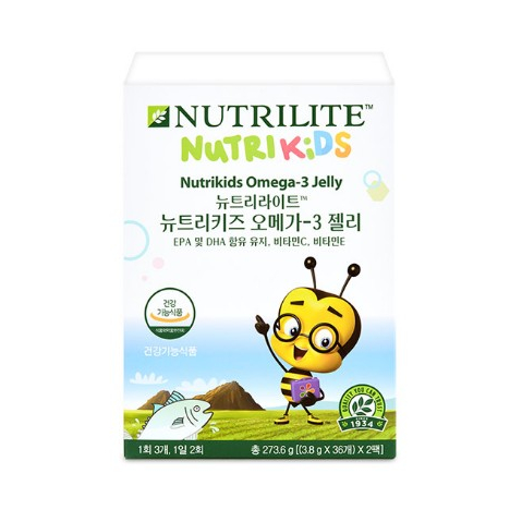 Nutrilite Nutri kids Omega-3 เจลลี่ EPA และ DHA ที่มีน้ํามันและไขมัน วิตามินซี วิตามินอี เจลลี่ สําห