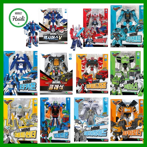 เกาหลี เกาหลี 🇰🇷 Tobot V Mini Transformer Robot Figure Series 20types