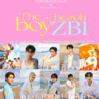 ปริมาณ DICON N°15 ZEROBASEONE : The beach boyZB1 (จัดส่ง : 2023-10-31~)