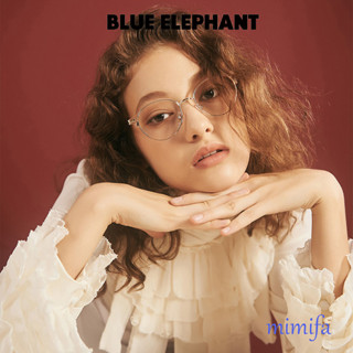 Blue ELEPHANT แว่นตาคริสตัล สีดํา