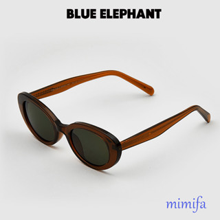 Blue ELEPHANT ETTY แว่นตากันแดด สีเขียวมะกอก