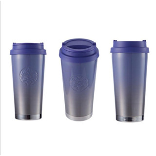 Starbucks Elma สีม่วงไล่โทนสี สไตล์เกาหลี