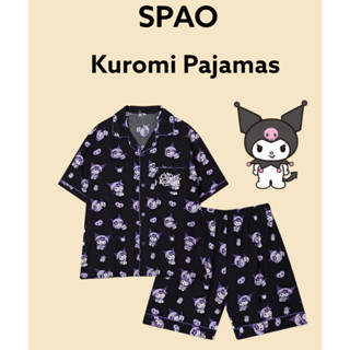 [SPAO] Kuromi ชุดนอน สีดํา ขนาด S/L