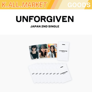 โฟโต้การ์ด LE SSERAFIM UNFORGIVEN JAPAN 2ND SINGLE MD จํานวน 10 ชุด