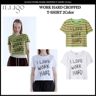 Illigo WORK HARD CROPPED เสื้อยืด 2 สี