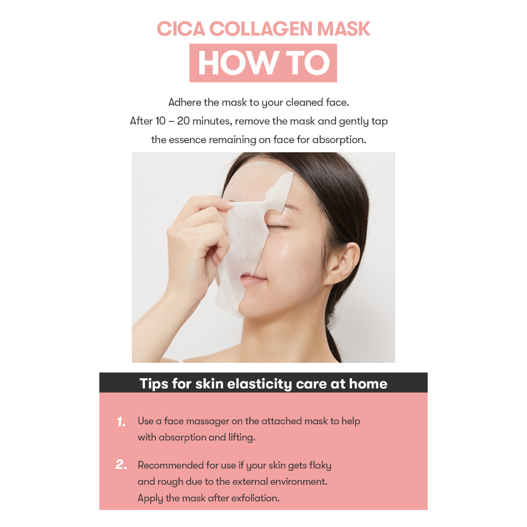 [VT] CICA Collagen Mask | มาส์กคอลลาเจน 300Da | ชุ่มชื้น กระชับผิว ลดเลือนริ้วรอย ผิวกระจ่างใส [ร้านค้าอย่างเป็นทางการ] - รูปที่ 7