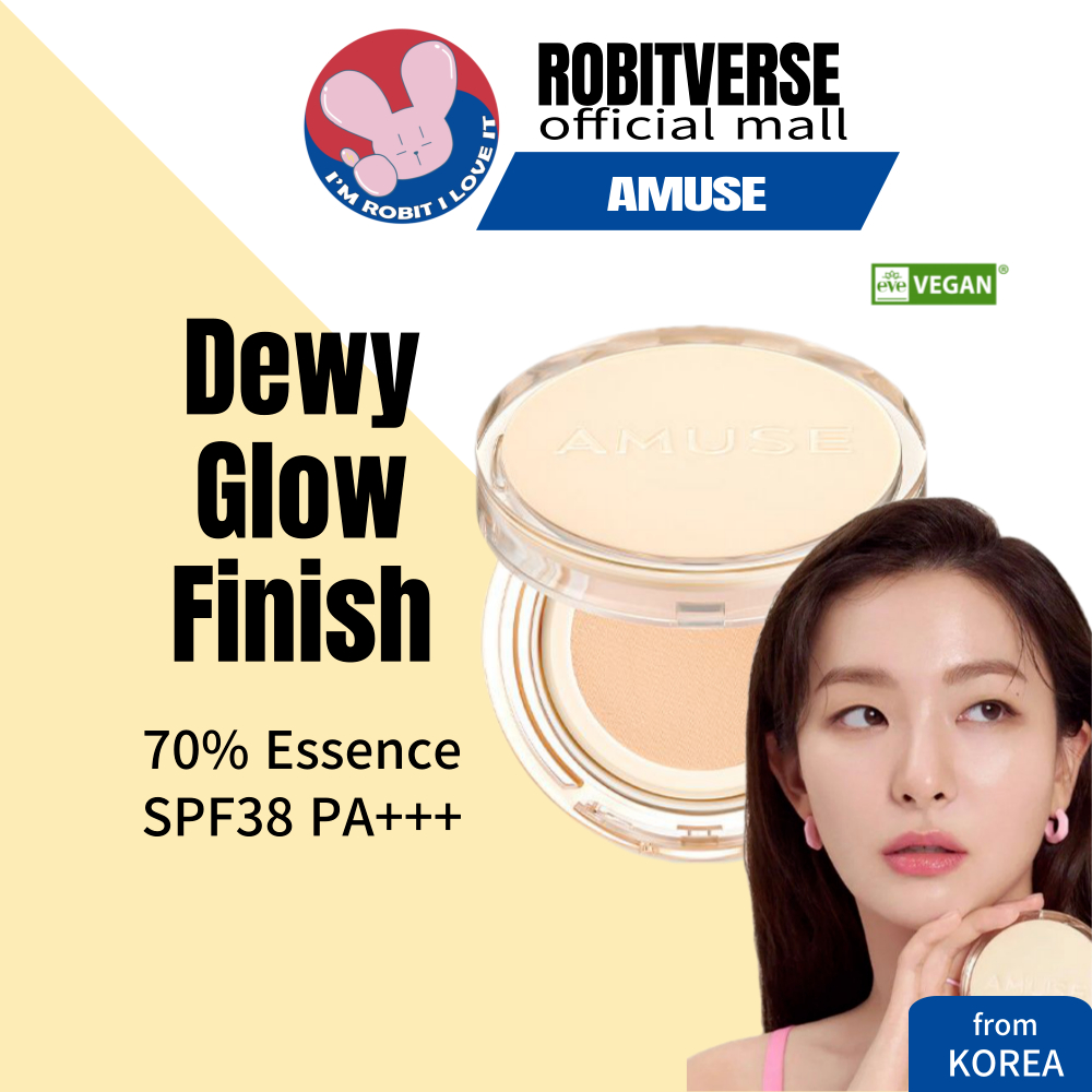 +ฟรีของแถม & ซื้อ 2 ลด 5% [amuse] Dew Jelly vegan cushion 15g & [amuse] คุชชั่น ปรับผิว วีแกน 15 กรั