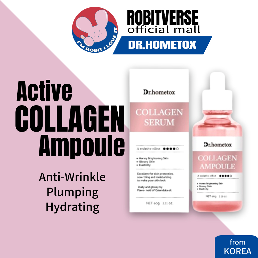 ซื้อ 2 ได้ 50% อ !! [Dr.Hometox] Active Collagen Ampoule Serum 35 มล. / ANTI-WRINKLE / PLUMPING / HYDRATING
