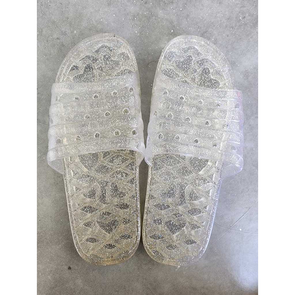 รองเท้าแตะ Silver Glitter Slip-On Size 36 - EUR 36 / US5 / UK3