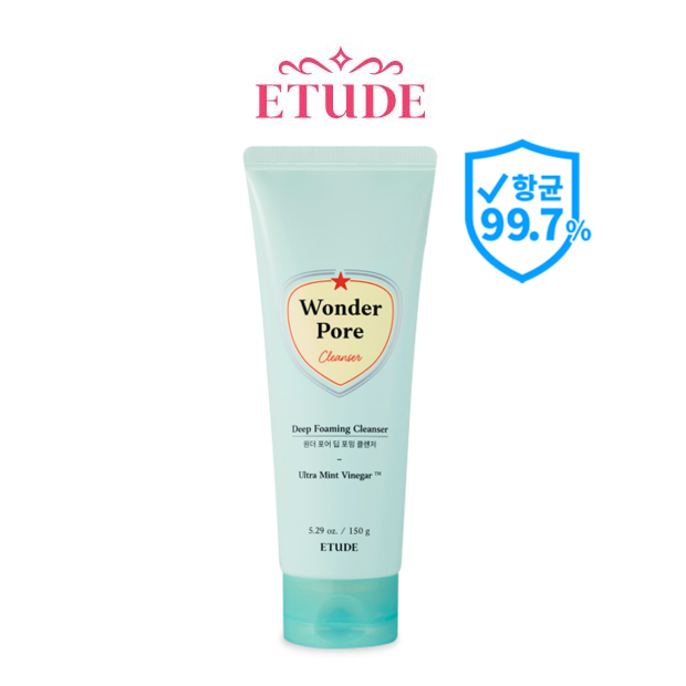 [ETUDE] Wonder Pore Deep Foaming Cleanser 150g คลีนเซอร์ทําความสะอาดรูขุมขน สินค้าเกาหลีแท้ๆส่งตรงจากเกาหลี