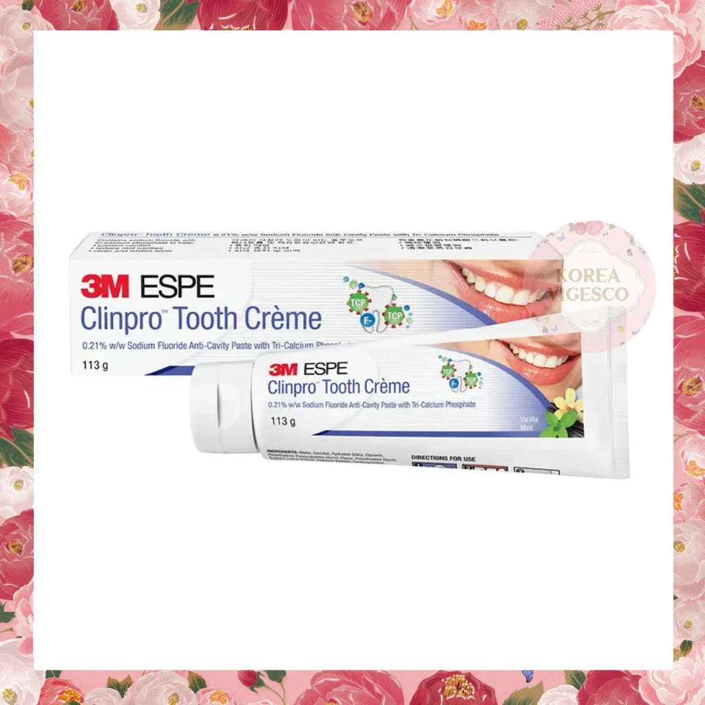 3M ESPE Clinpro Tooth Creme 3เอ็ม ยาสีฟันคลินโปรทูธครีม สูตรผสมฟลูออไรด์และไตรแคลเซียมฟอสเฟต
