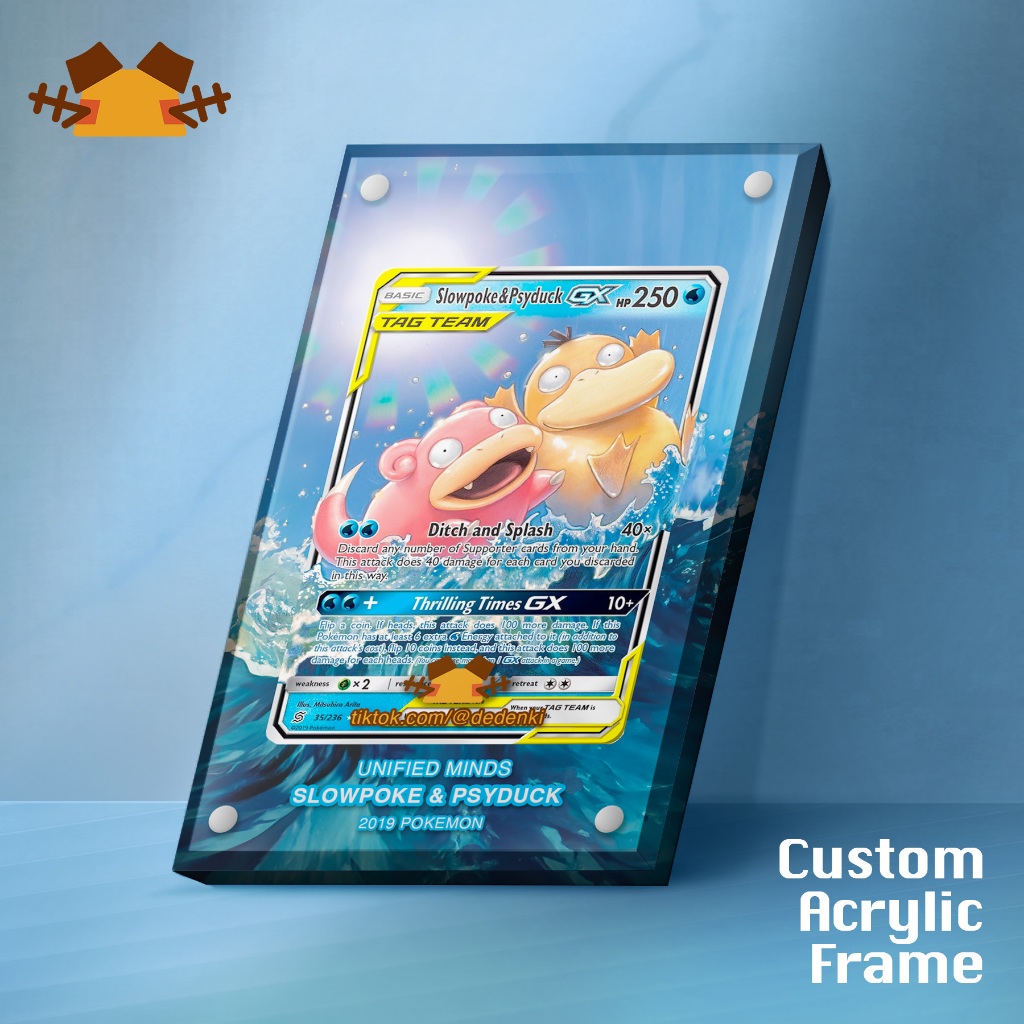 Slowpoke & Psyduck กรอบการ์ดแบบกําหนดเอง