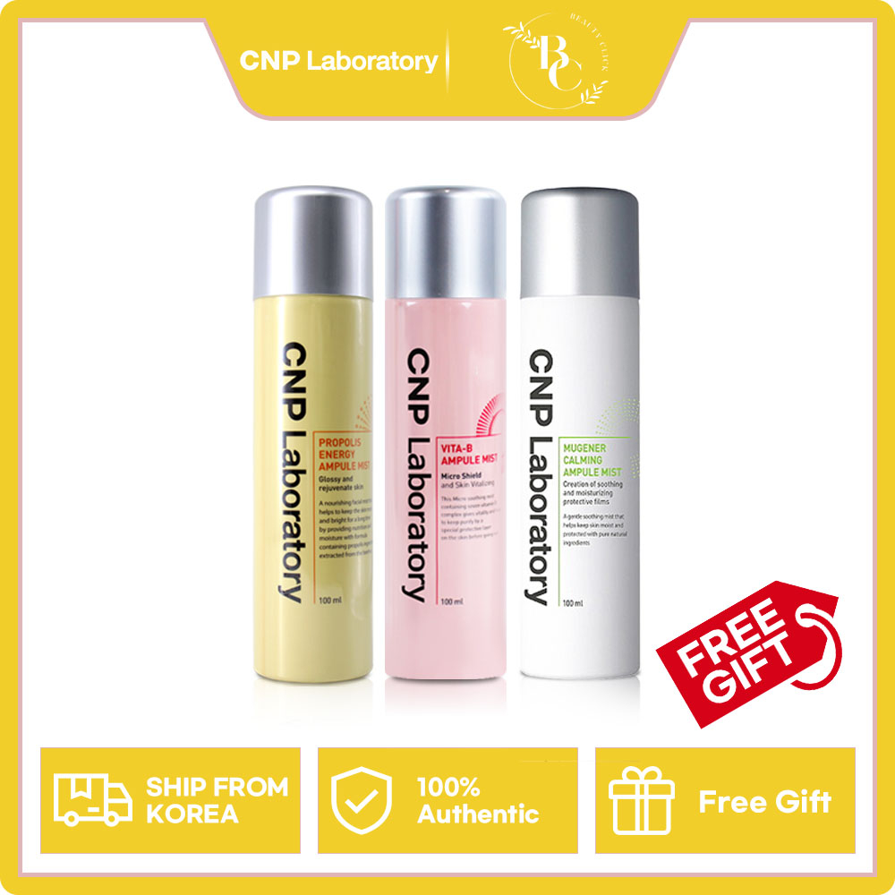 CNP Laboratory Ampule Mist | Hydrating Face Mist 100ml 1EA/2EA/3EA (Propolis, Mugener, Vita-B)