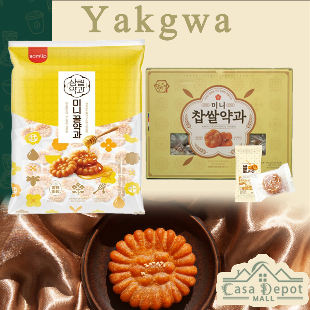 [Samlip] ขนมขบเคี้ยว แบบดั้งเดิม เกาหลี มินิ น้ําผึ้ง ข้าวเหนียว คุกกี้ บิสกิตหวาน เค้กเคี้ยว (70 กรัม, 140 กรัม)