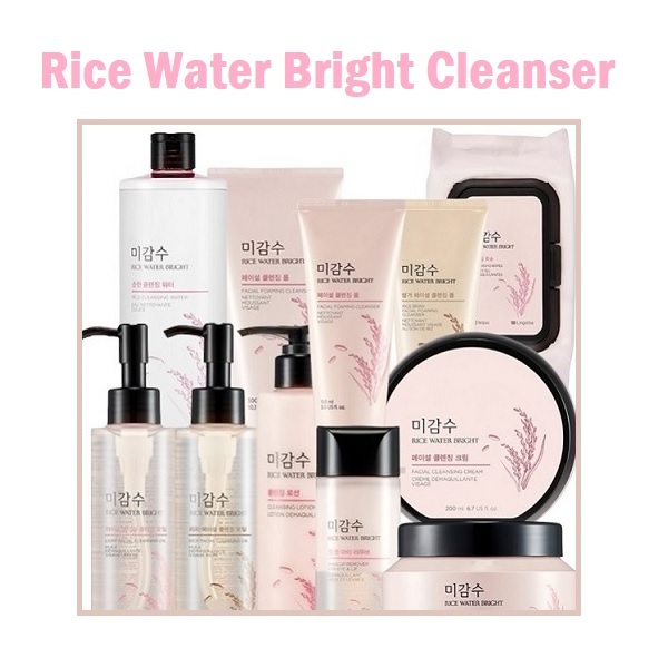 The Face Shop คลีนซิ่งโฟม ทําความสะอาดหน้า สูตรน้ําข้าว ทําความสะอาดผิวหน้า ผิวกระจ่างใส ทําความสะอาดริมฝีปาก และรอบดวงตา สําหรับทุกสภาพผิว