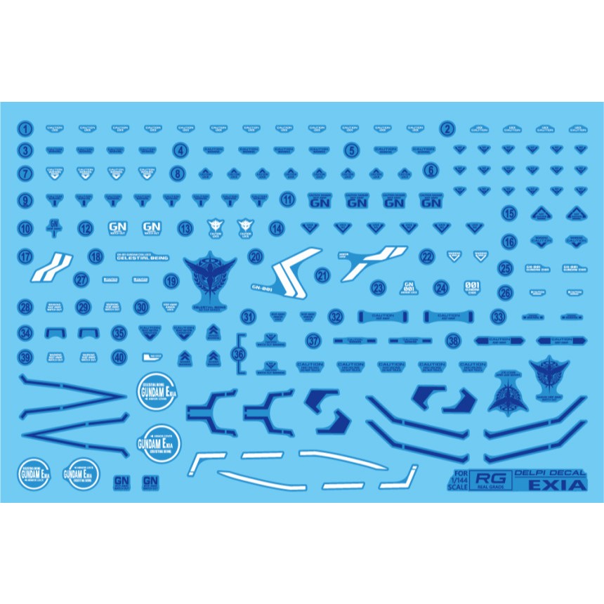 DELPI DECAL RG EXIA น้ํา