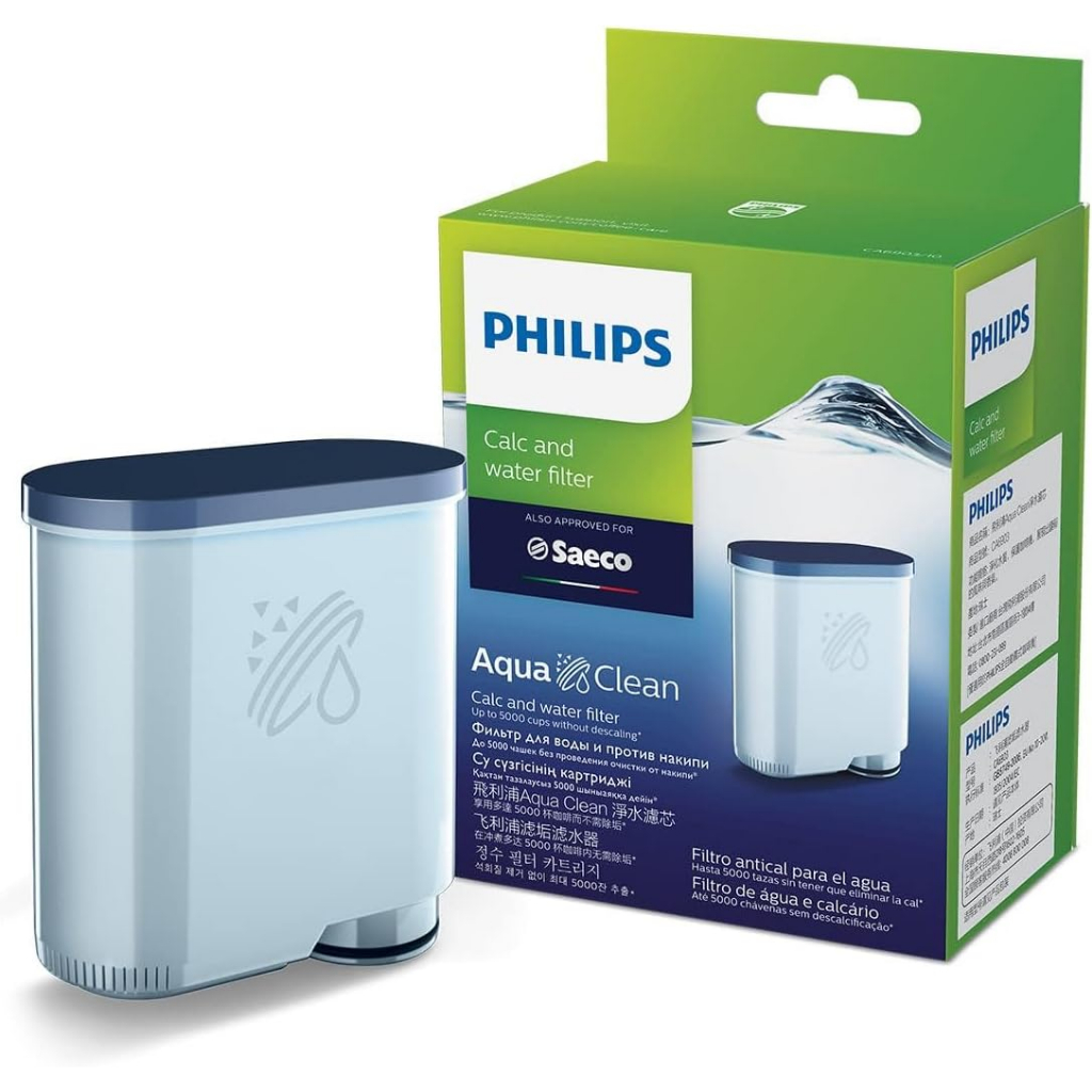 Philips เครื่องกรองน้ําทําความสะอาด CA6903 ของแท้ ไม่มีคราบตะกรัน มากถึง 5,000 ถ้วย ลดการเกิดหินปูน เข้าได้กับ Philips & Saeco Coffee / from Seoul, Korea