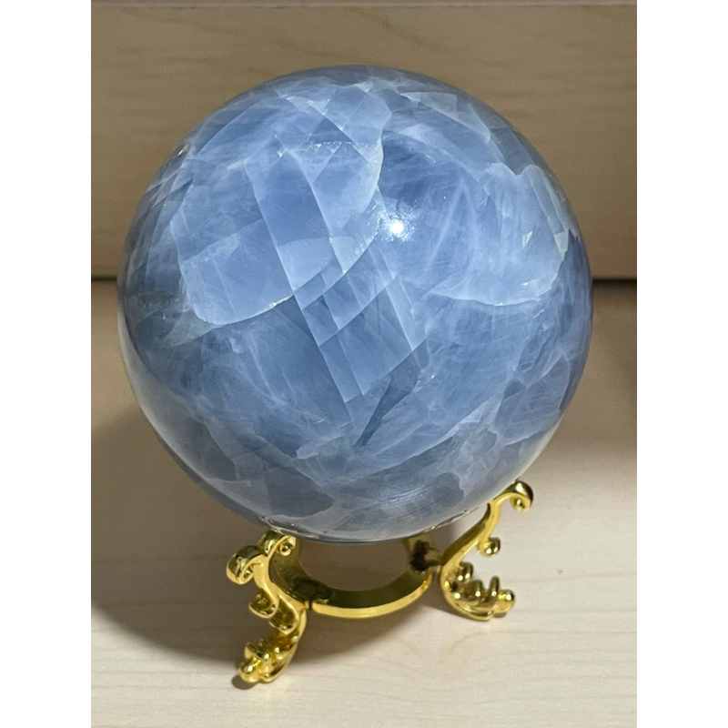 Sg Stocks 75mm Blue Kyanite Sphere เกรด AAA