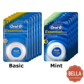 [Oral-B] ไหมขัดฟัน 50 ม. 6p (พื้นฐาน / มิ้นท์)