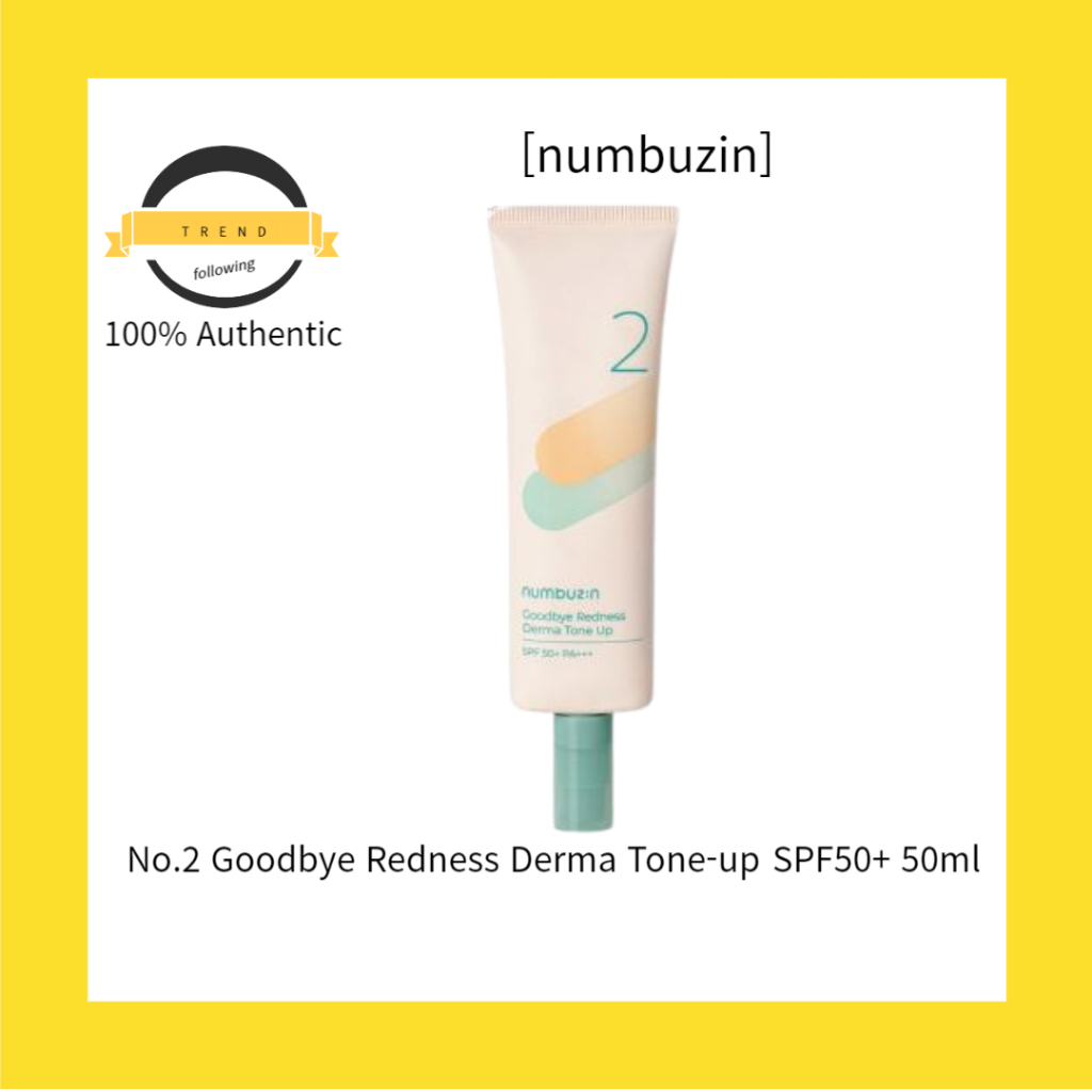 [numbuzin] No.2 Goodbye Redness Derma โทนอัพ SPF50+ 50 มล.