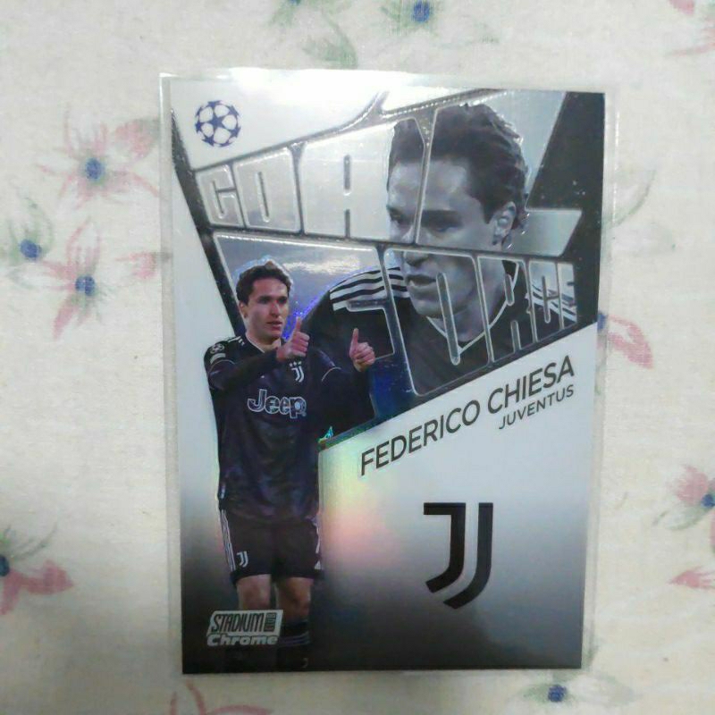 การ์ดฟุตบอลแท้ Federico Chiesa Goal Force Topps