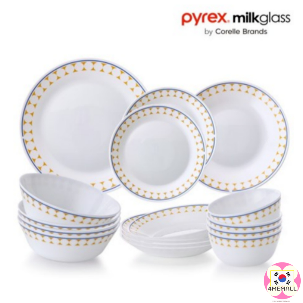 [ Pyrex milkglass ] by Corelle Brands HarmonyPop ชามแก้ว สําหรับใส่อาหาร ของขวัญ