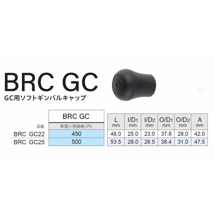 Fuji BRC GC Rubberised Gimbal Butt Cap คันเบ็ด