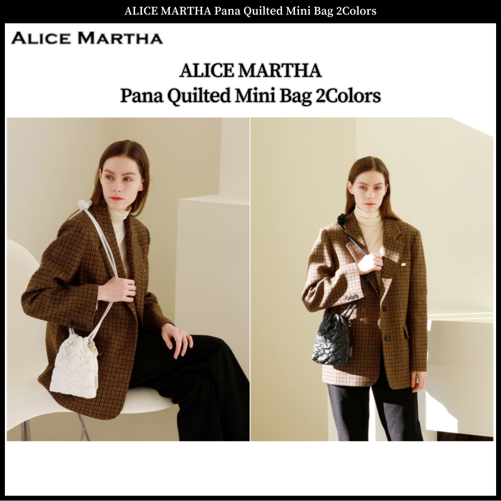 Alice MARTHA Pana กระเป๋าผ้านวม ขนาดเล็ก 2 สี