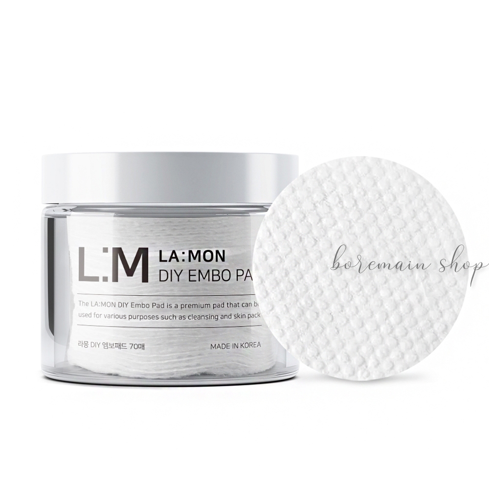 The La: แผ่นผ้าฝ้าย EMBO พรีเมี่ยม DIY [70 ชิ้นใหญ่]