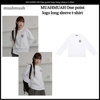 Muahmuah เสื้อยืดแขนยาว พิมพ์ลายโลโก้ One point