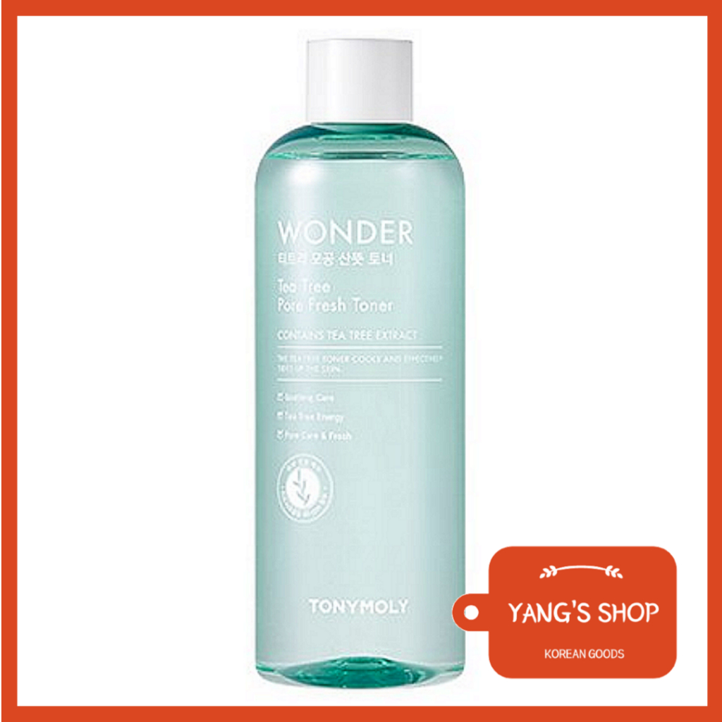 [Tonymoly] Wonder Tea Tree Pore Fresh Toner โทนเนอร์บํารุงผิวหน้า ขนาด 500 มล.