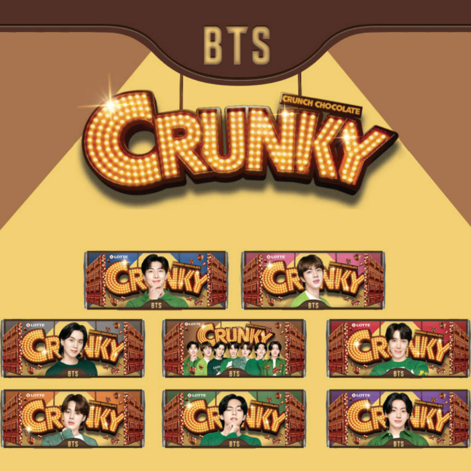 [ลิมิเต็ดอิดิชั่น Bts cruncy 34g] 8 แบบ