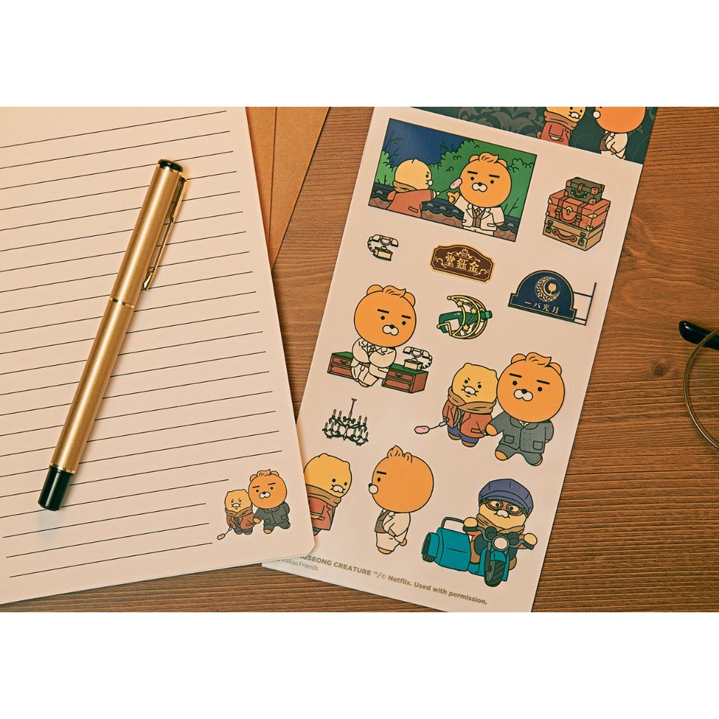 🎀【พร้อมส่ง】2023 Netflix Gyeongseong Creature x Kakao Friends Notes & Stickers