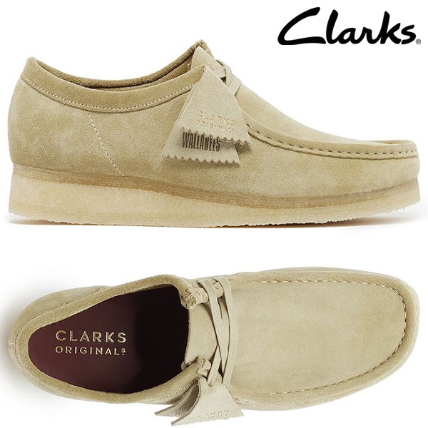 Clarks Originals Wallabee Maple Suede รองเท้าหนังกลับ สําหรับผู้หญิง
