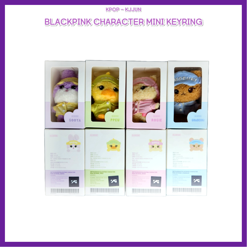 [BPTOURMSH] BLACKPINK CHARACTER MINI KEYRING