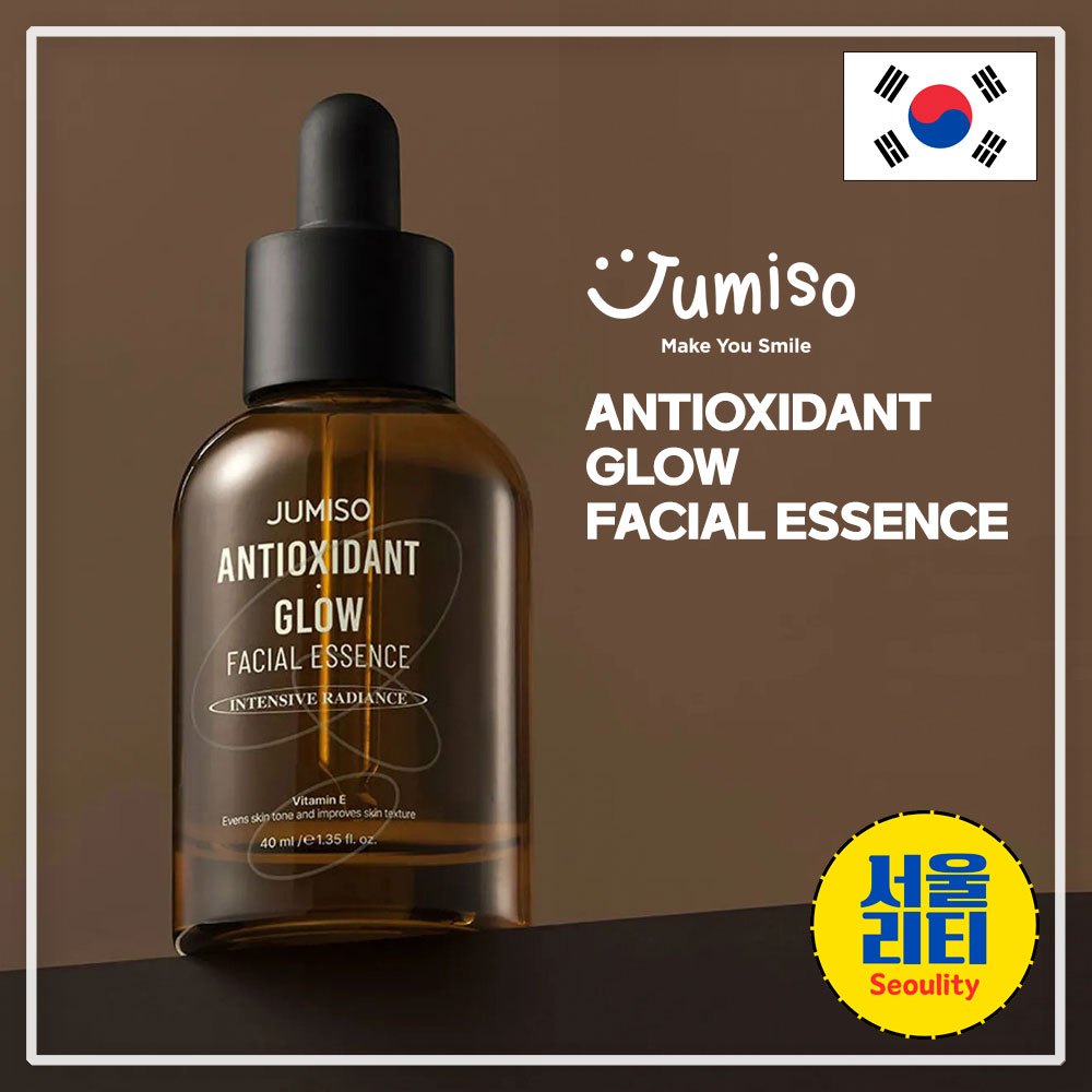[จูมิโซะ] Antioxidant Glow Facial Essence 40mLBrightening & Hydrating Serum พร้อม Niacinamide & Alpha-ArbutinLightweight Watery Texture เกาหลีสกินแคร์
