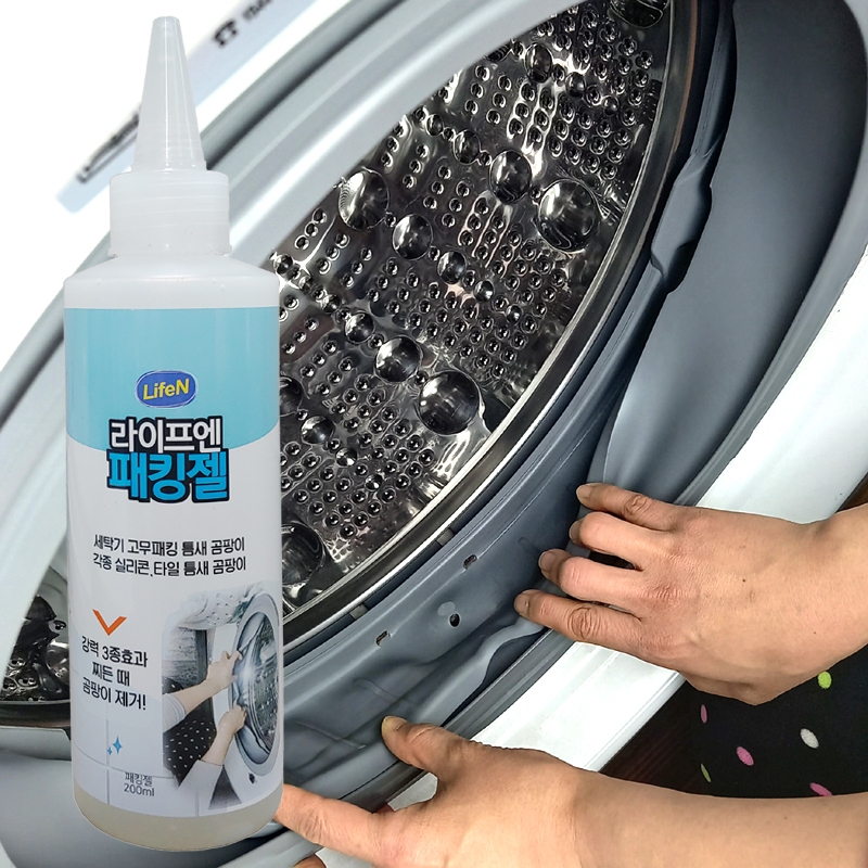 เกาหลี LifeN เครื่องซักผ้า Packing Gel ถอดแม่พิมพ์ที่ซ่อนอยู่ภายในปะเก็นยาง