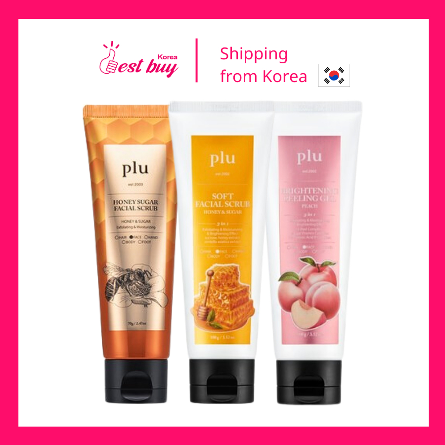 Plu Honey สครับหน้า น้ําตาลทราย 70 กรัม