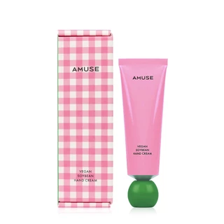 AMUSE Vegan Soybean Hand Cream 50ml - แฮนด์ครีมวีแกน ถั่วเหลือง บำรุงมือ เนียนนุ่ม เครื่องสำอาง
