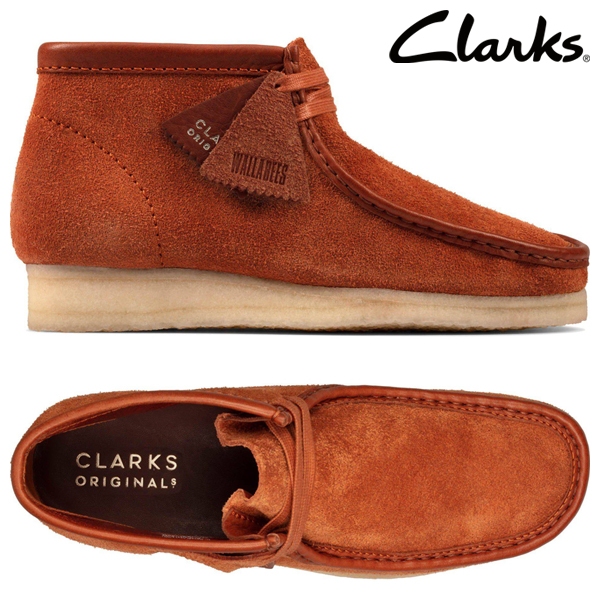 Clarks Originals Wallabee Boot Tan Hairy Suede รองเท้าหนังกลับ สําหรับผู้ชาย