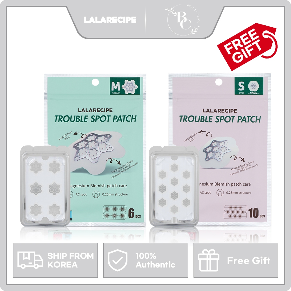 [LalaRecipe] แผ่นแปะจุด ขนาดเล็ก กลาง 6 ชิ้น 10 ชิ้น