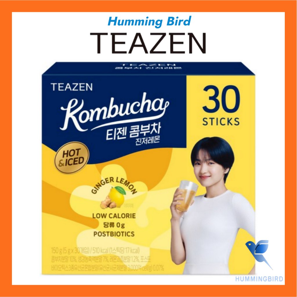 [TEAZEN] Kombucha Tea Ginger Lemon
