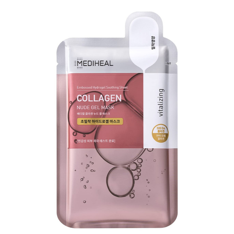 Mediheal Collagen Nude Gel Mask (10 มาส์ก) วันหมดอายุ : 2027.03
