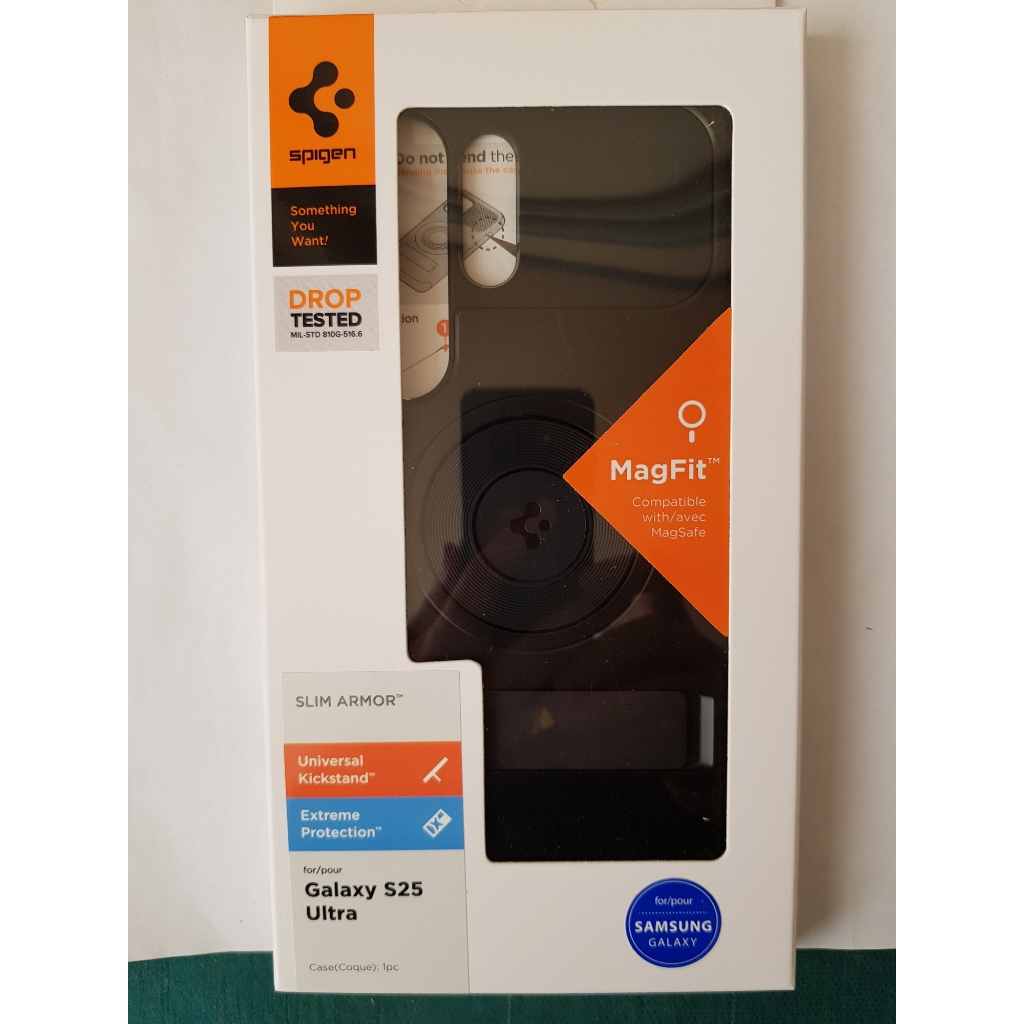 เคส SPIGEN Slim Armor (MagFit) สำหรับ Samsung Galaxy S25 Ultra -Black
