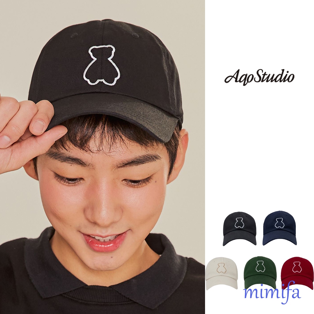 [AQOSPACESTUDIO] หมวกบอลหมี Ako